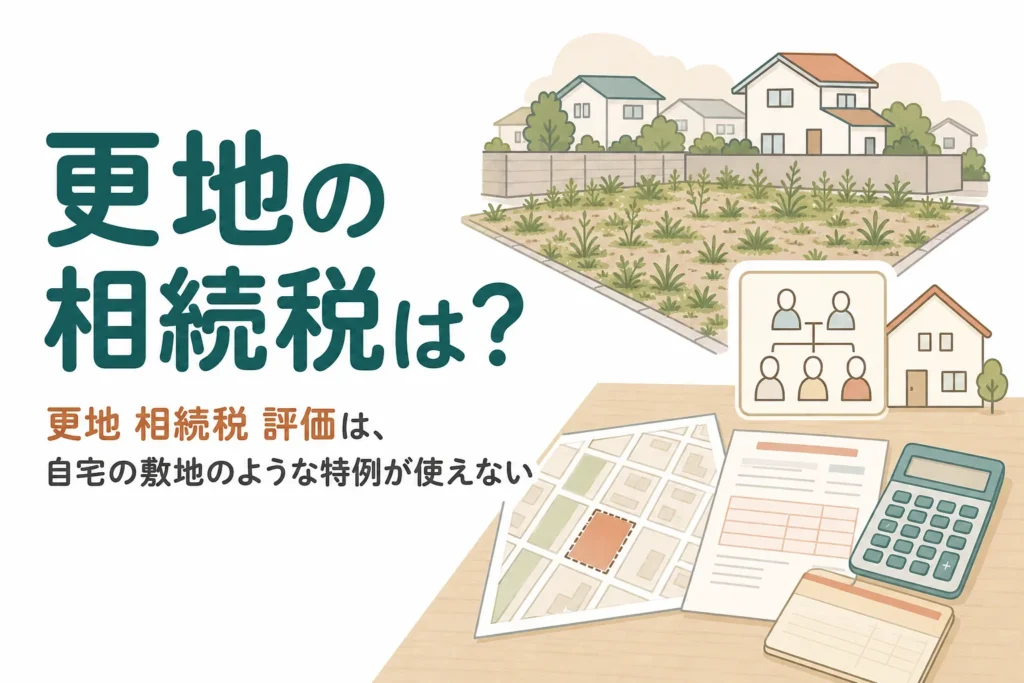 更地のまま持っていた土地を相続した時の評価と節税余地を解説する記事のアイキャッチ