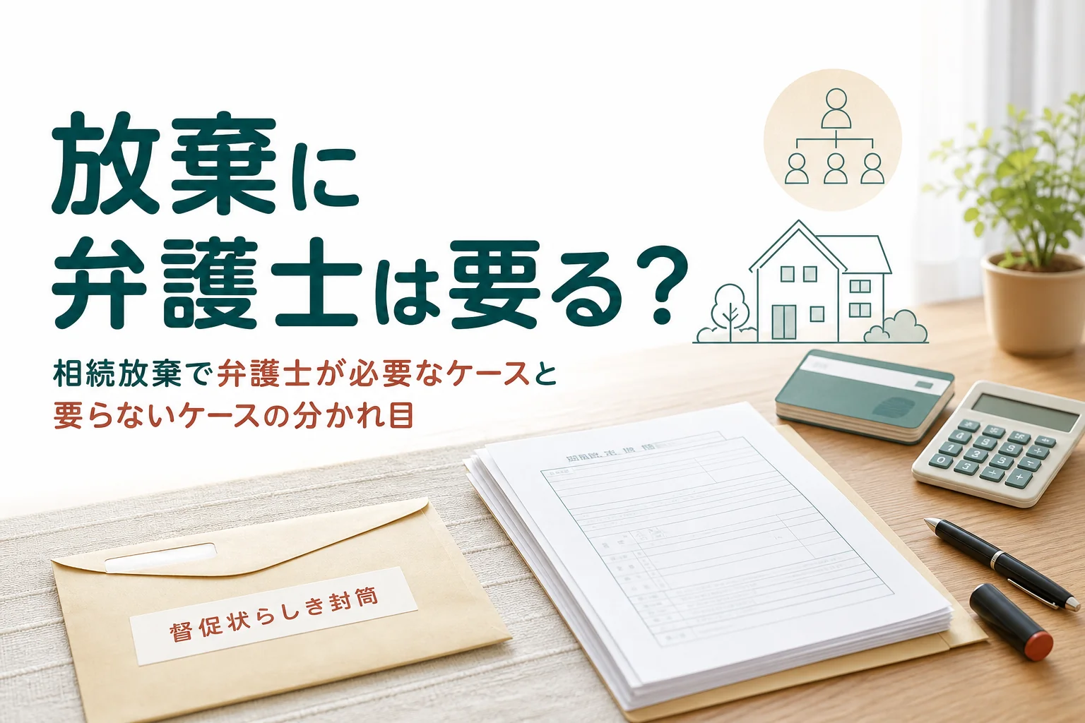 相続放棄で弁護士が必要になるケースを期限切れや債権者対応から解説する記事のアイキャッチ