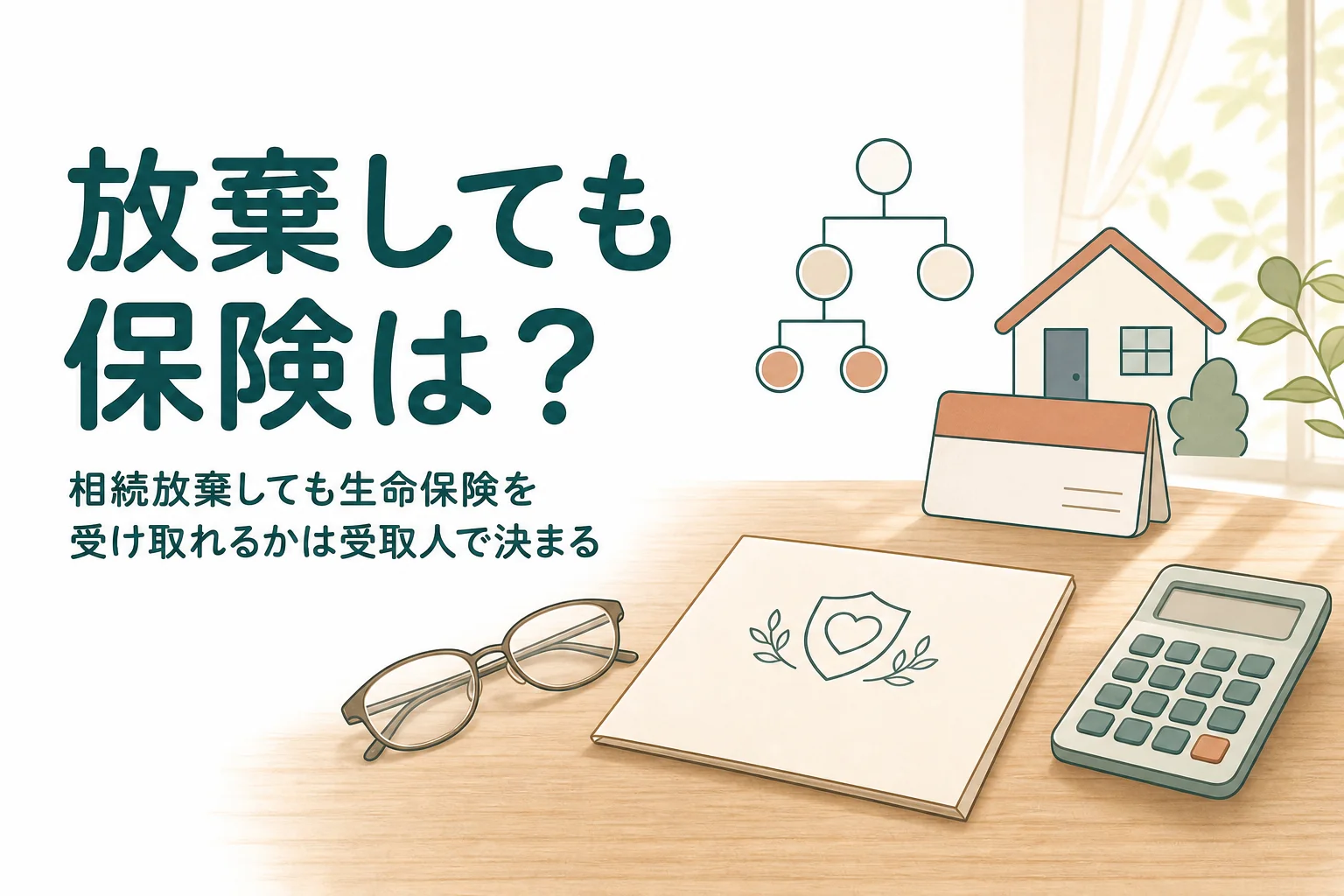 相続放棄しても生命保険金を受け取れるかを受取人別に解説する記事のアイキャッチ