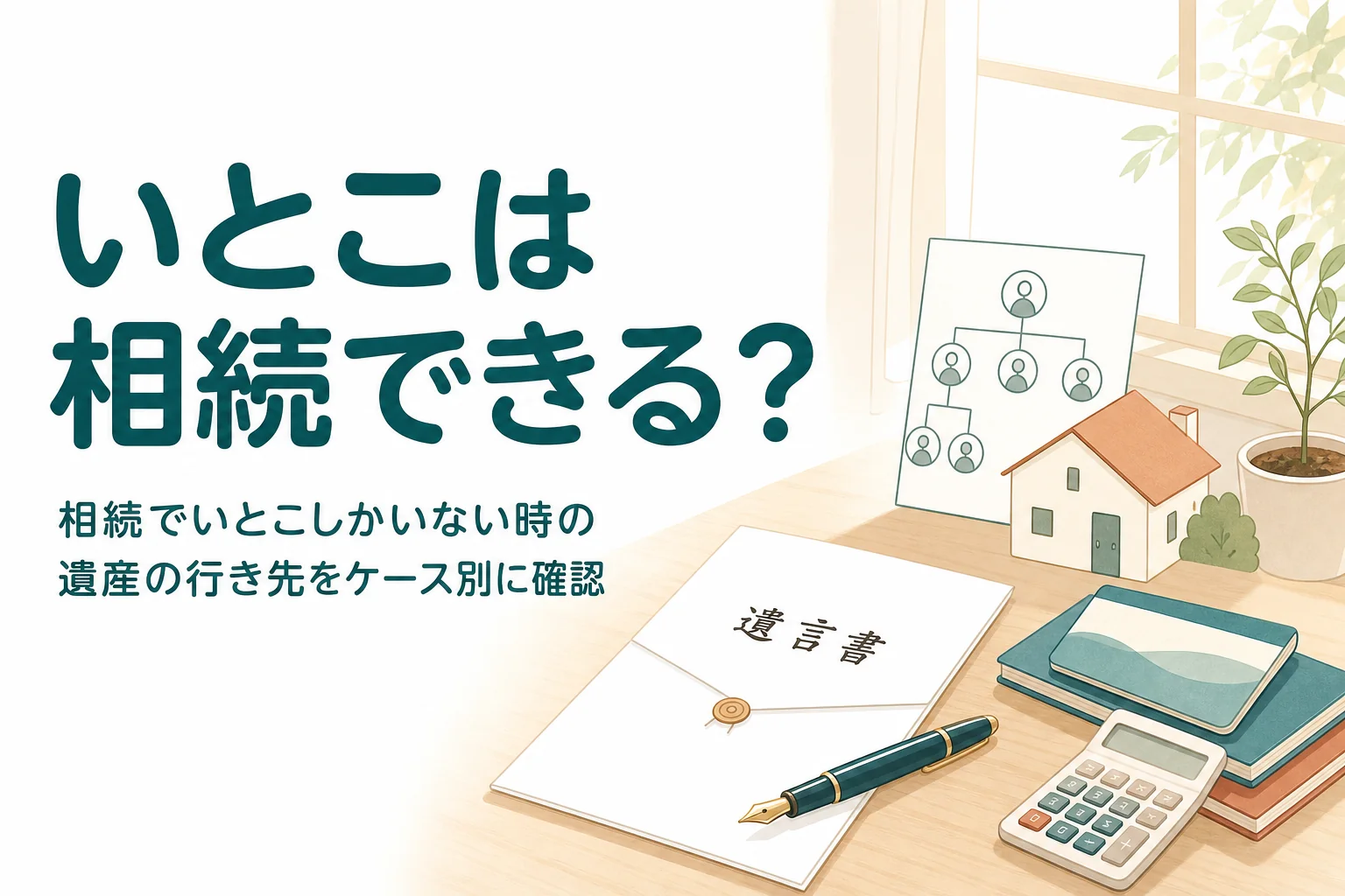 身寄りがいとこだけの場合の相続と遺産の行き先をケース別に解説する記事のアイキャッチ