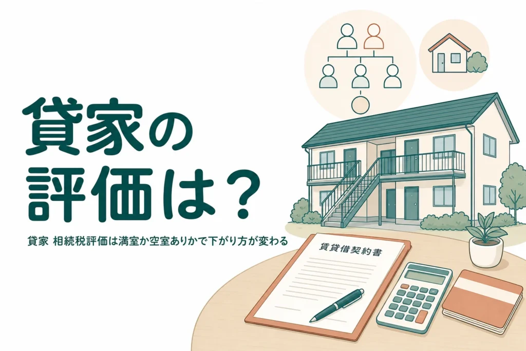 貸家の相続税評価を満室・空室ありのケース別に計算する記事のアイキャッチ