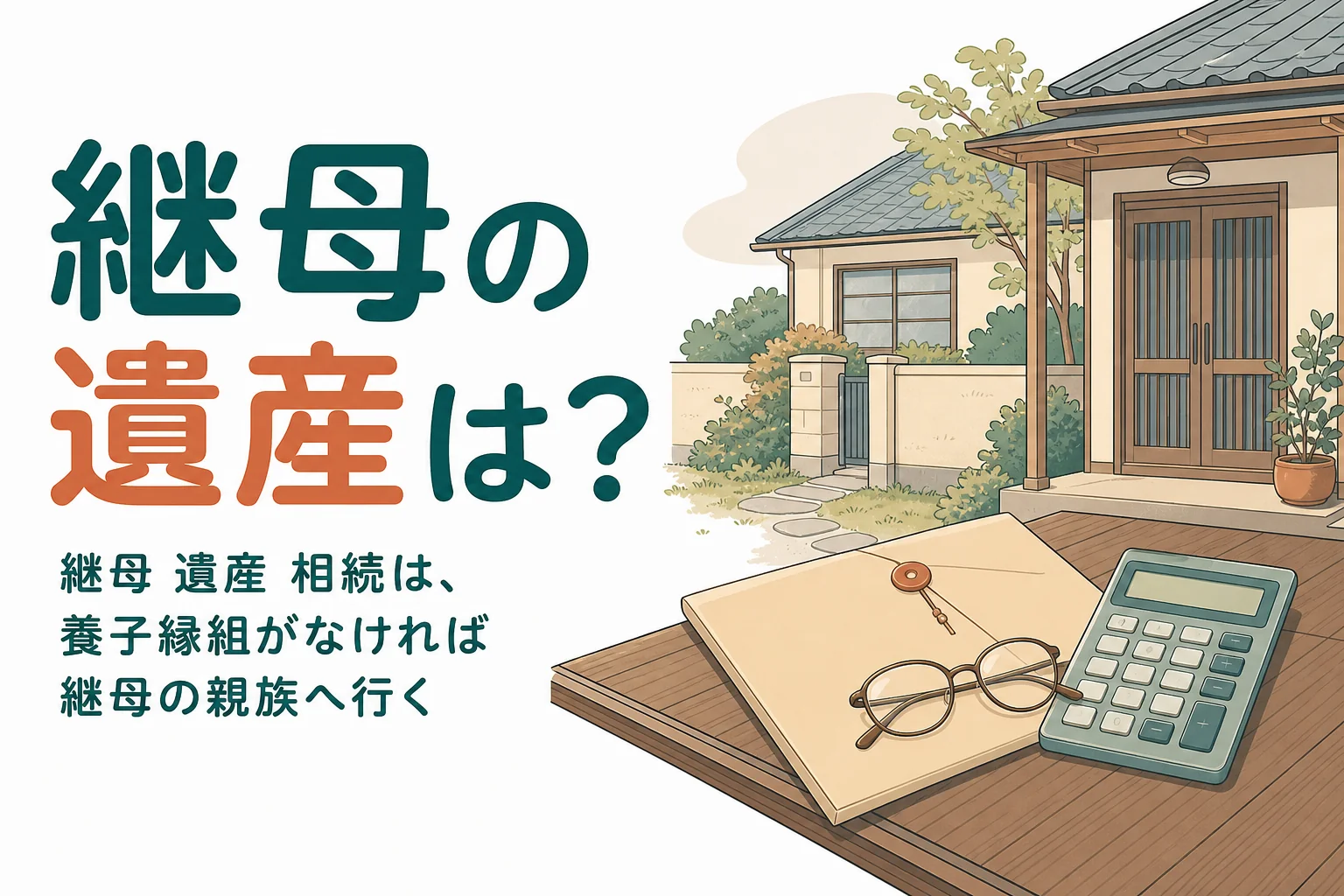父の再婚相手である継母が亡くなった時に先妻の子が遺産を相続できるかを解説する記事のアイキャッチ