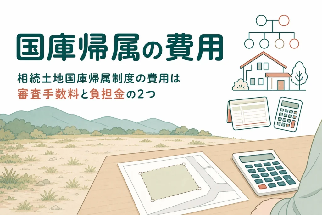 相続土地国庫帰属制度の費用を土地の種類別に解説する記事のアイキャッチ