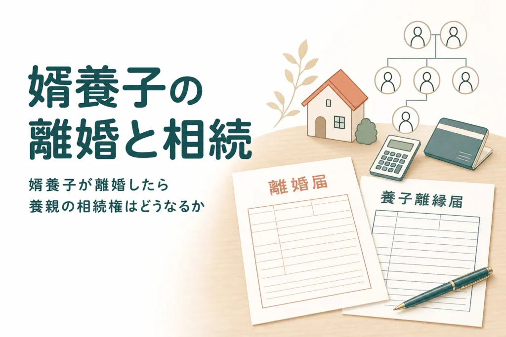 婿養子が離婚した時に養親の相続権が残るかを、離縁との違いで解説する記事のアイキャッチ