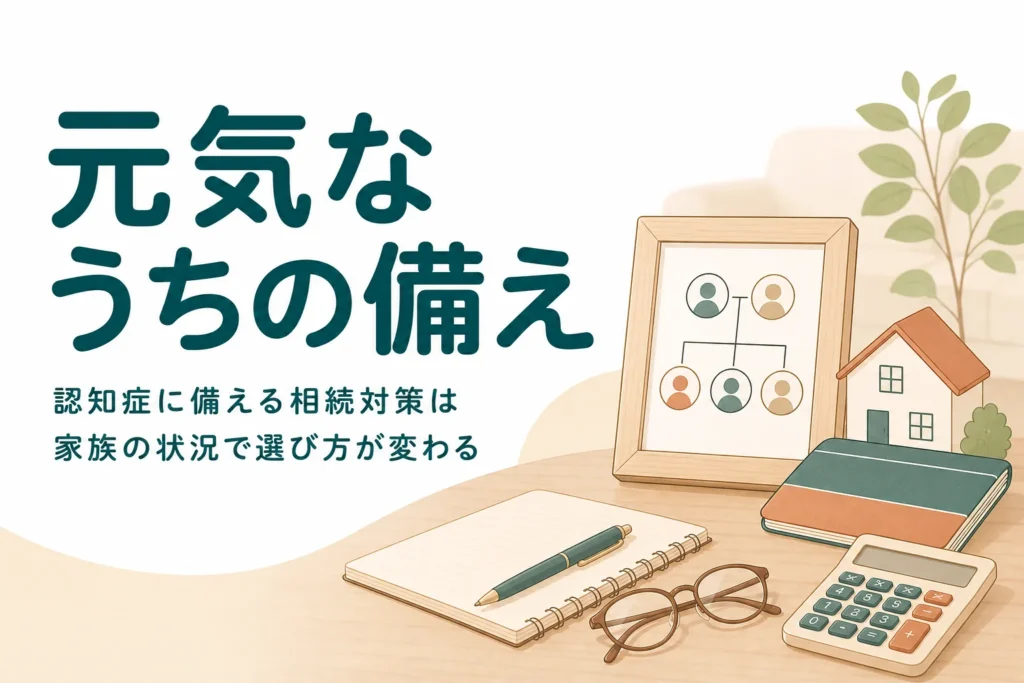 親の認知症に備える相続対策を家族の状況別に選ぶ記事のアイキャッチ