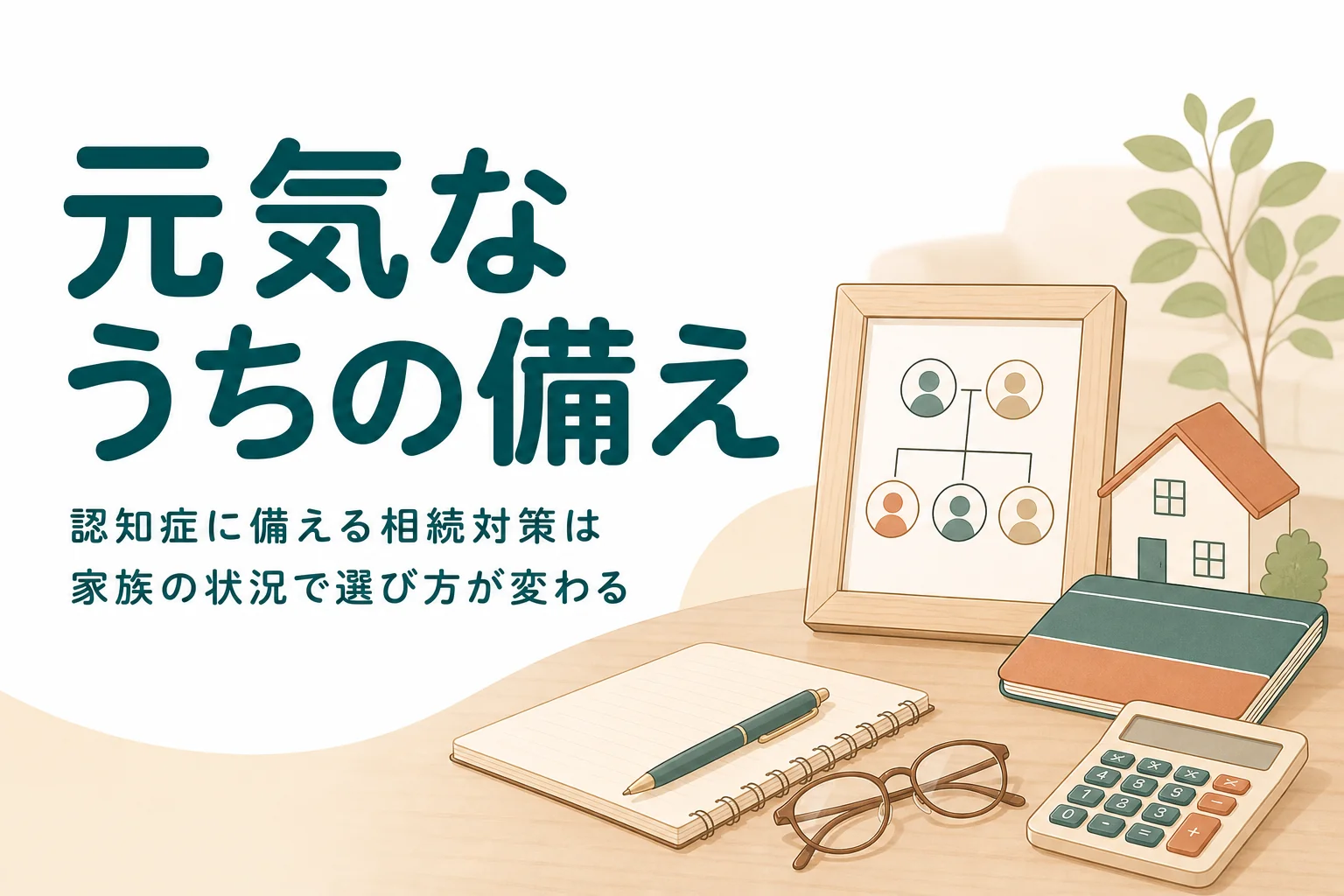 親の認知症に備える相続対策を家族の状況別に選ぶ記事のアイキャッチ
