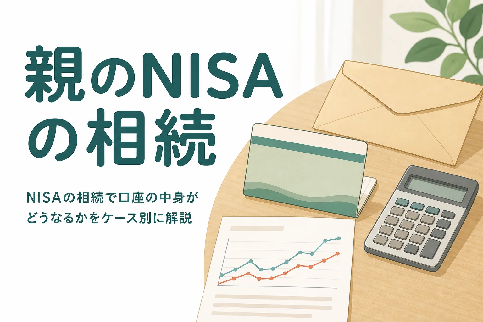 親のNISA口座が相続でどうなるかをケース別に解説する記事のアイキャッチ