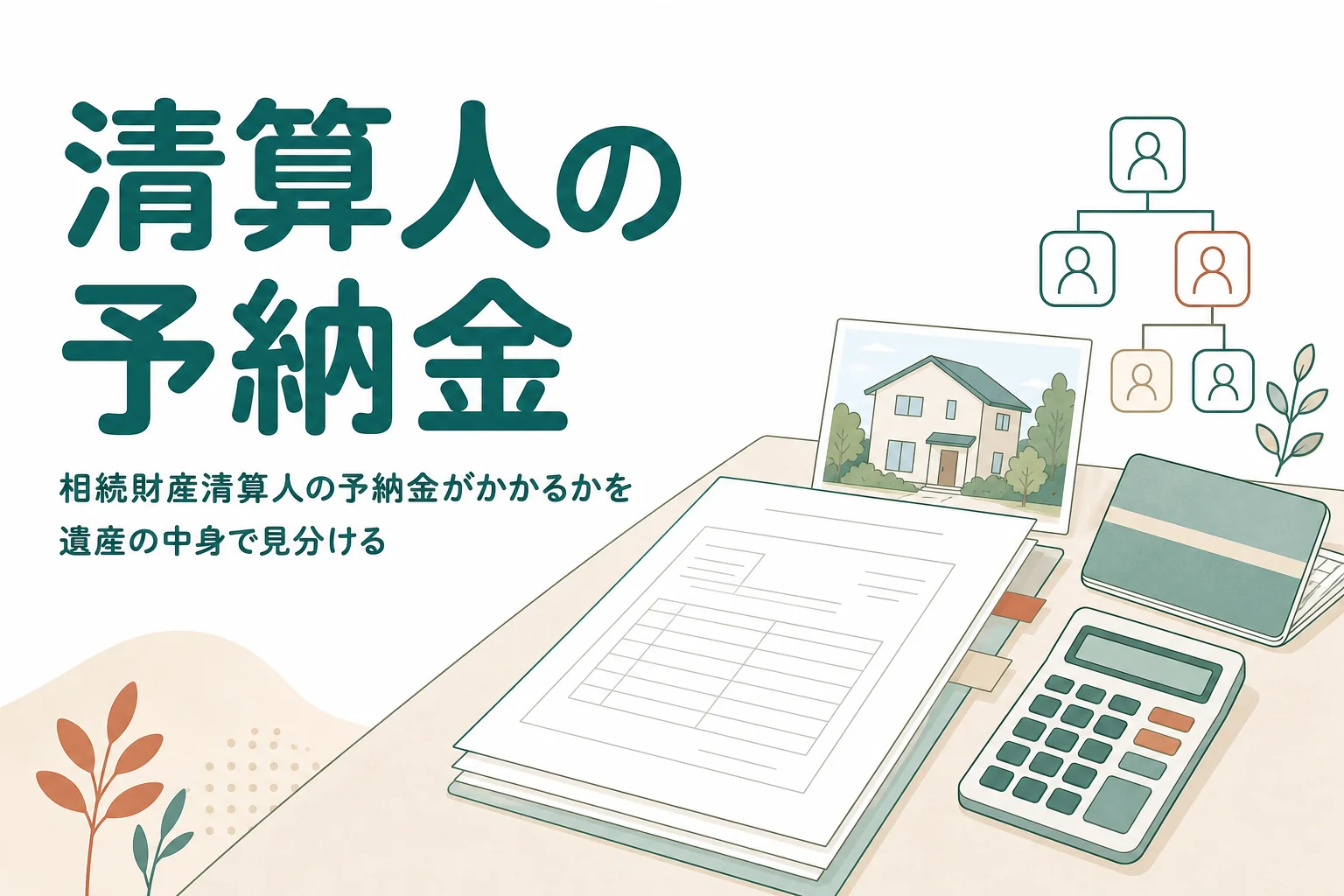 相続財産清算人の予納金を遺産の中身別に確認する記事のアイキャッチ
