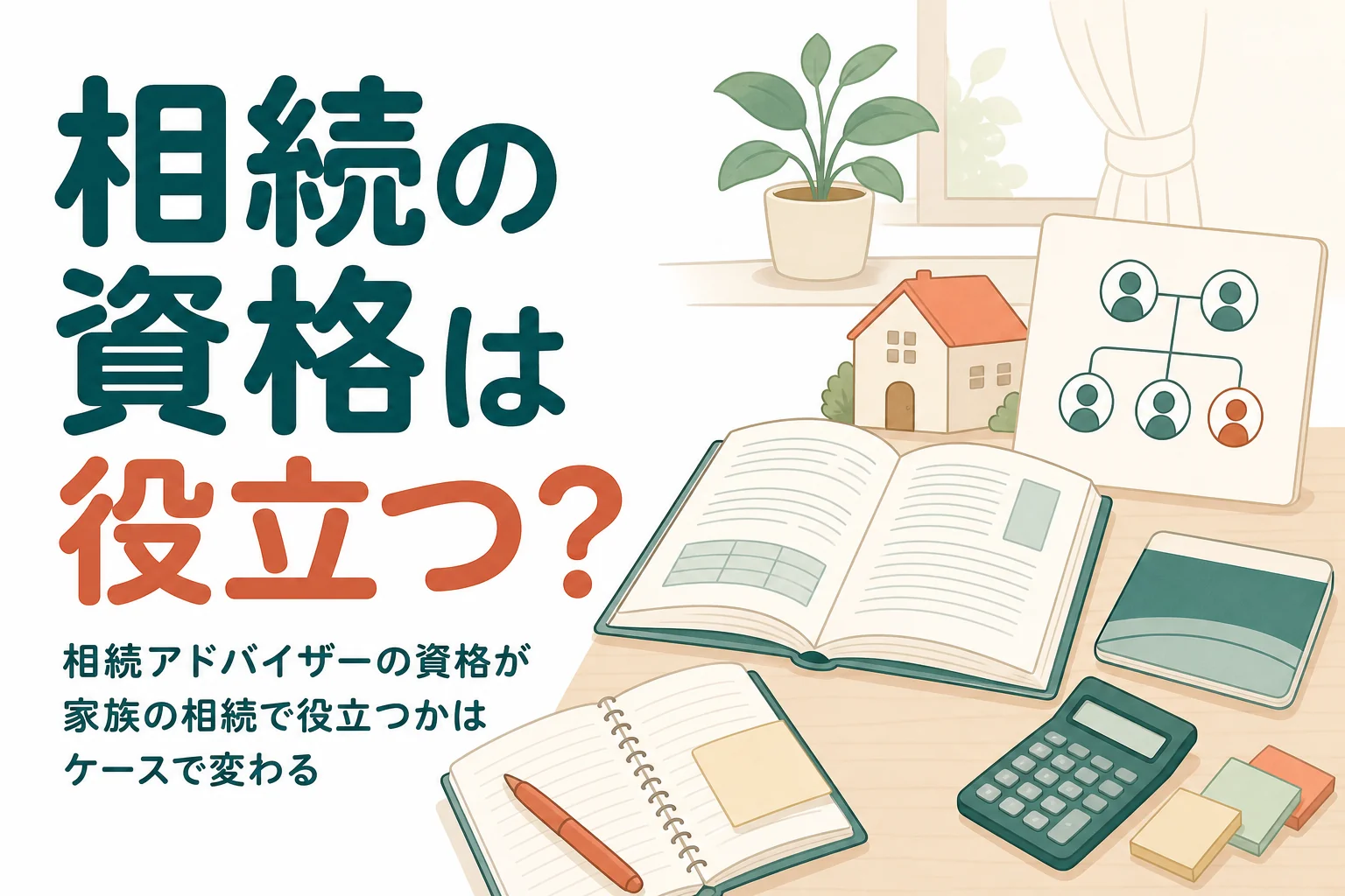 相続アドバイザーの資格が家族の相続で役立つかをケース別に解説する記事のアイキャッチ