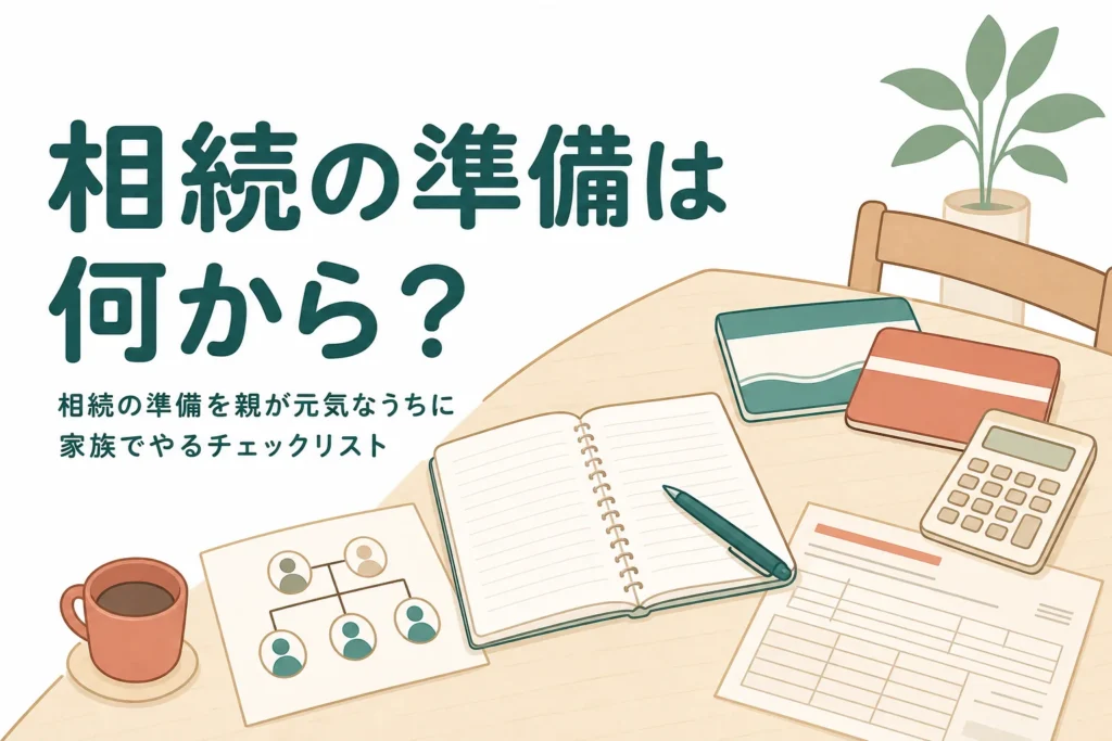 相続の準備を親が元気なうちに家族で進めるチェックリスト記事のアイキャッチ