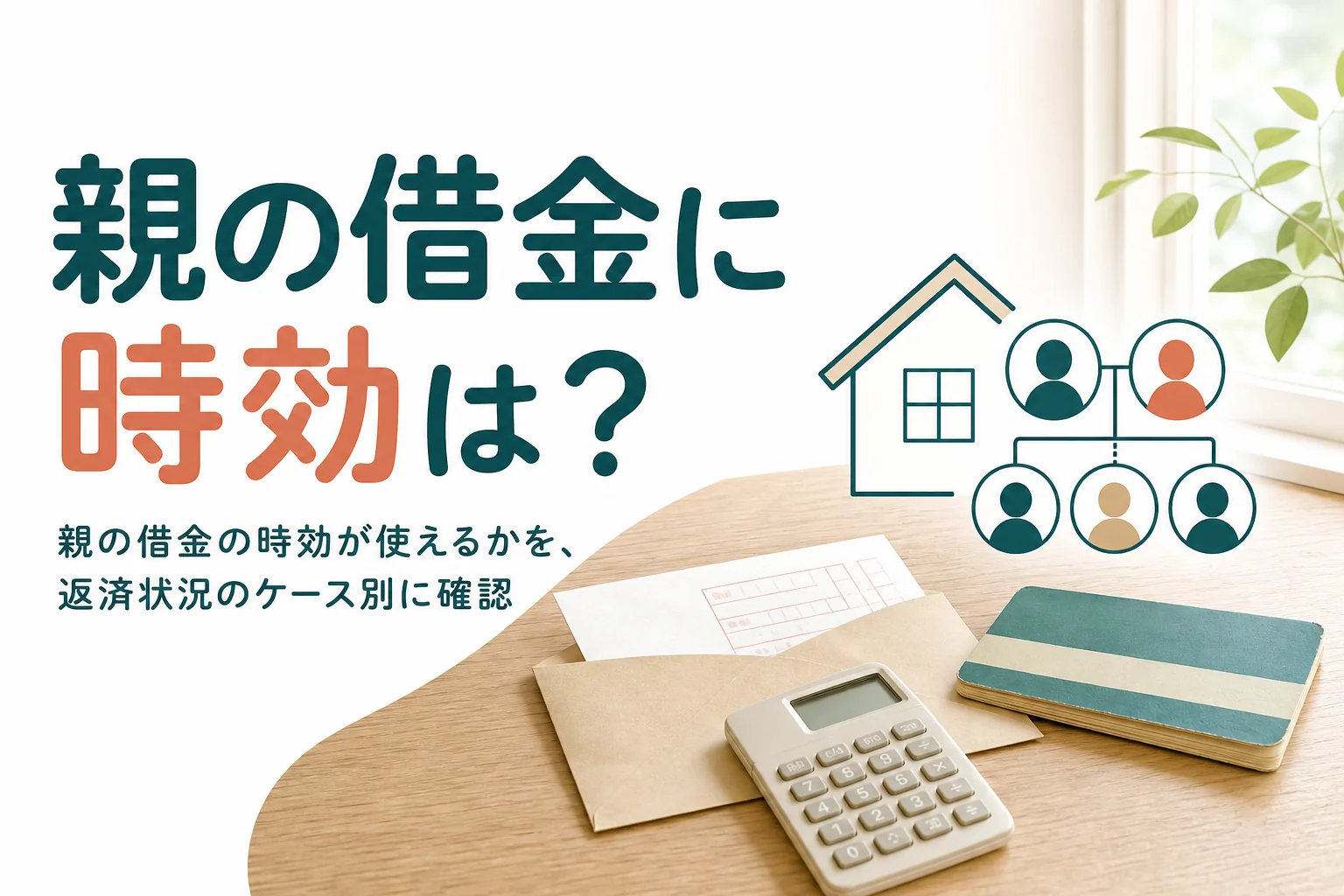 親の借金に時効が使えるかを返済状況のケース別に確認する記事のアイキャッチ