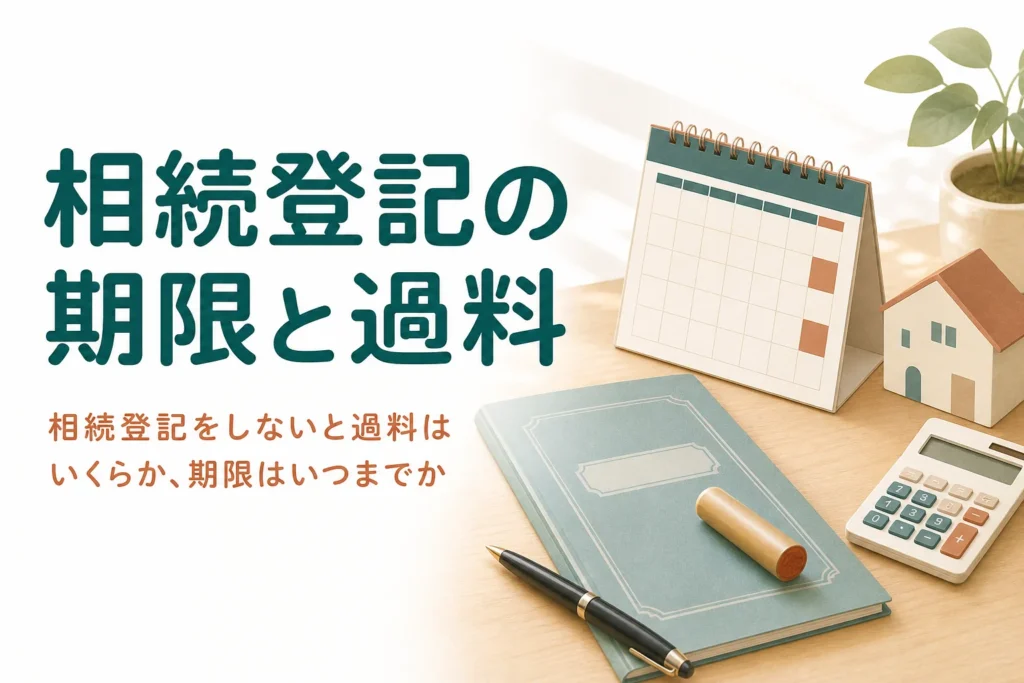 相続登記をしない場合の過料と期限をケース別に解説する記事のアイキャッチ