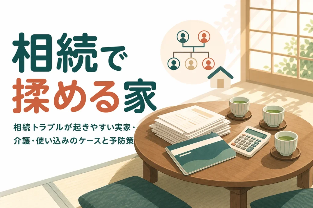 相続トラブルが起きやすい3つのケースと予防策を解説する記事のアイキャッチ