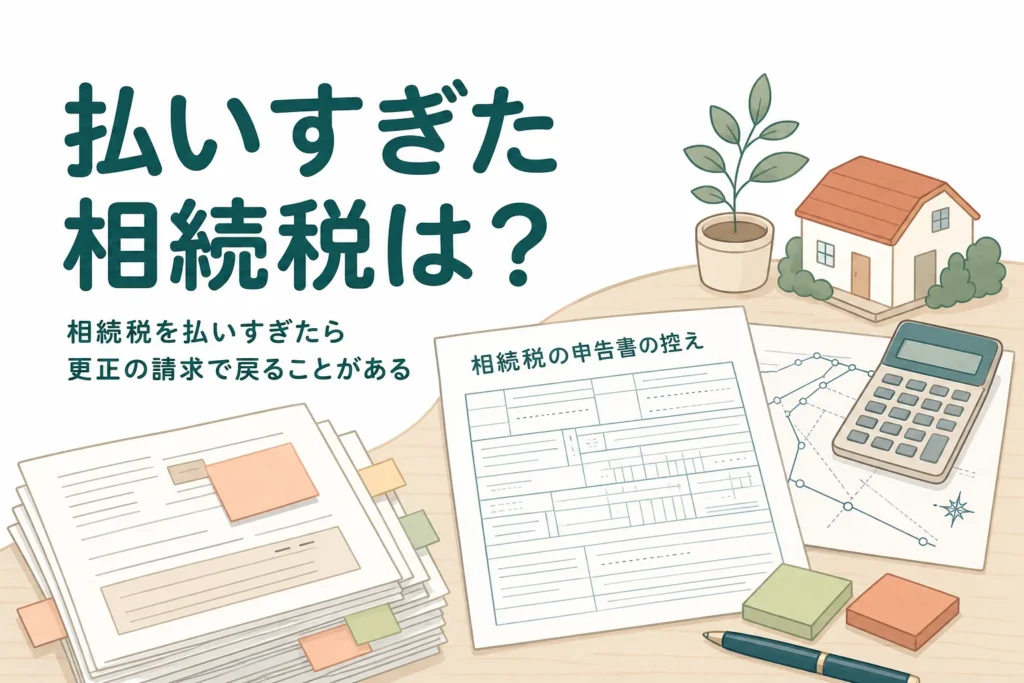 払いすぎた相続税が更正の請求で戻るケースを解説する記事のアイキャッチ