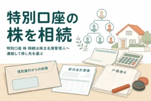 信託銀行の特別口座にある株を相続する時の手続きと必要書類を解説する記事のアイキャッチ
