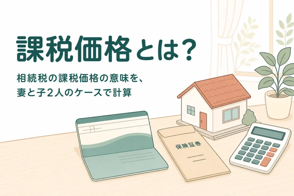相続税の課税価格の意味をケースで解説する記事のアイキャッチ