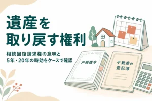 相続回復請求権の意味と時効をケースで確認する記事のアイキャッチ