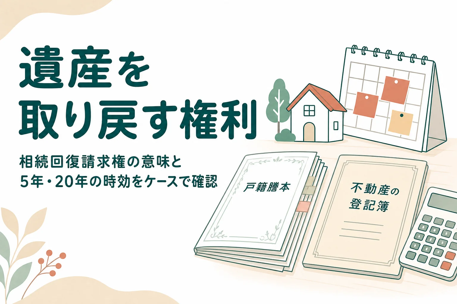 相続回復請求権の意味と時効をケースで確認する記事のアイキャッチ