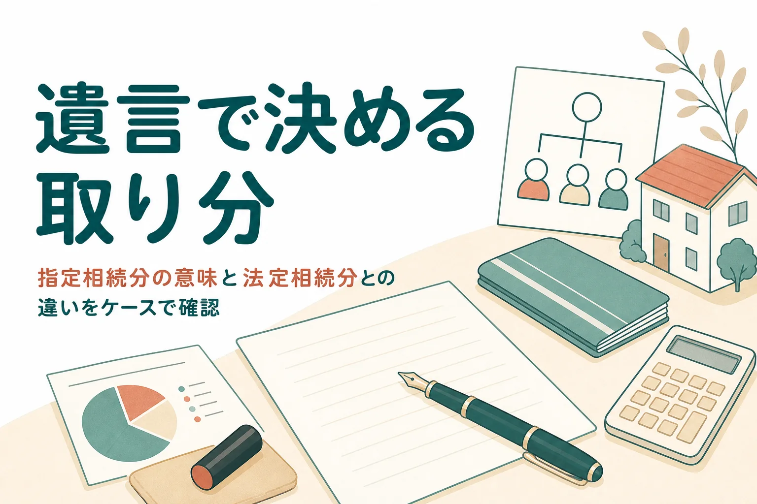 指定相続分の意味と法定相続分との違いを解説する記事のアイキャッチ