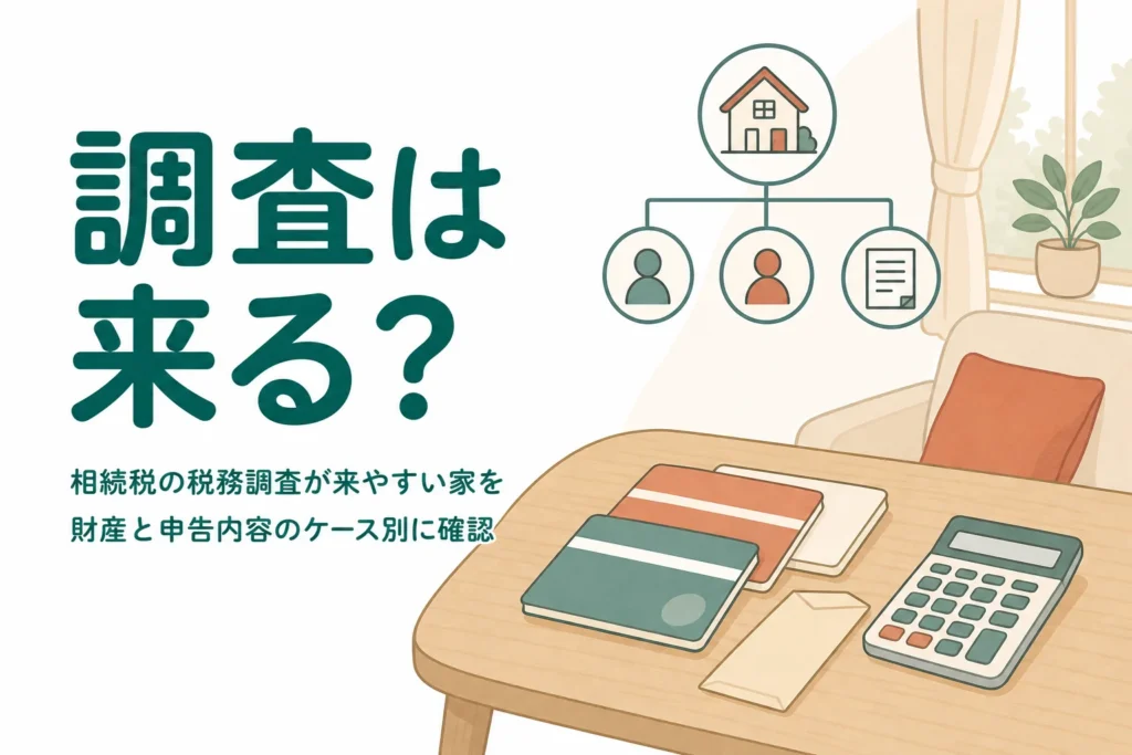相続税の税務調査が来やすい家をケース別に確認する記事のアイキャッチ