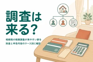 相続税の税務調査が来やすい家をケース別に確認する記事のアイキャッチ