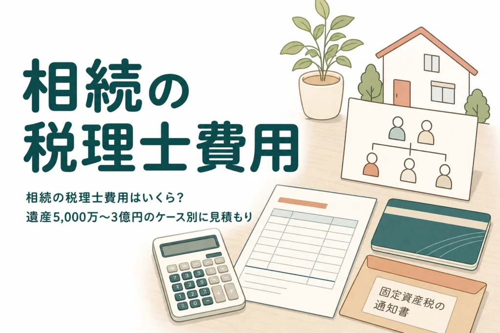 相続の税理士費用を遺産額のケース別に紹介する記事のアイキャッチ